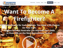 Tablet Screenshot of firerecruitmentaustralia.com.au